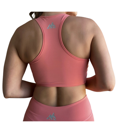 Bondi Sports Bra - Coral